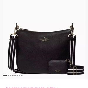 Kate Spade Rosie Crossbody bag in black. Hardly used.